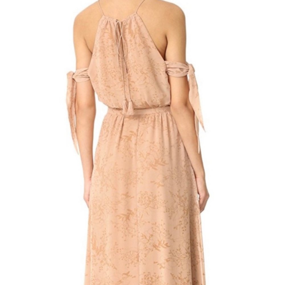 TJD Floral Flowy Goddess Halter Maxi Dress - Picture 3 of 8